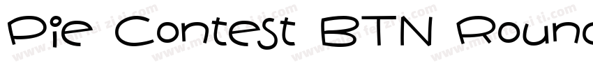 Pie Contest BTN Round字体转换